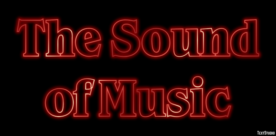 The Sound of Music Text effect