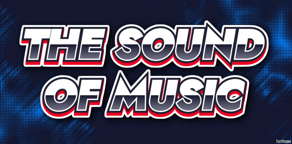The Sound of Music Texteffekt