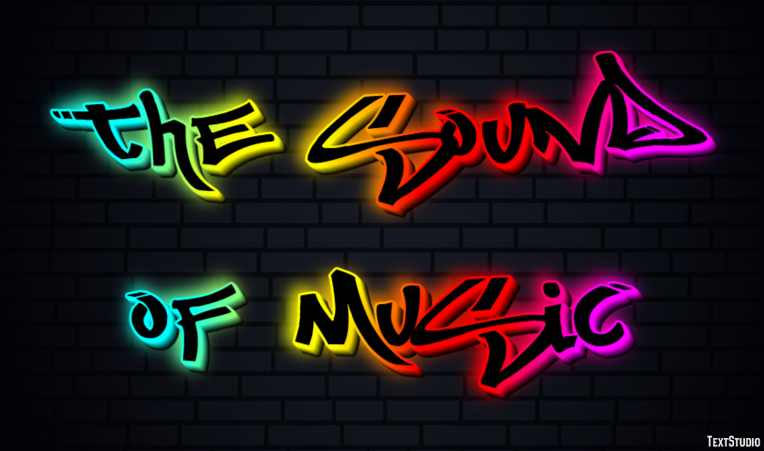 The Sound of Music Text effect