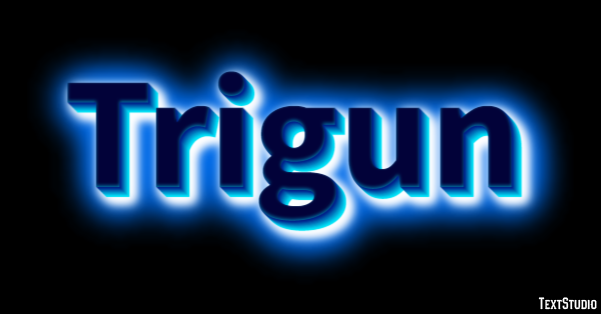 Trigun Text Effect