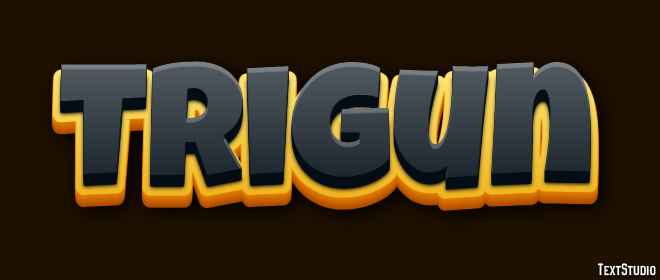 Trigun Effetto testo