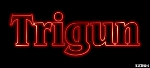 Trigun Effetto testo