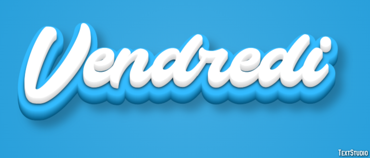 Vendredi Effet de Texte