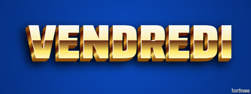 Vendredi Effet de Texte