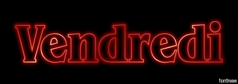 Vendredi Effet de Texte