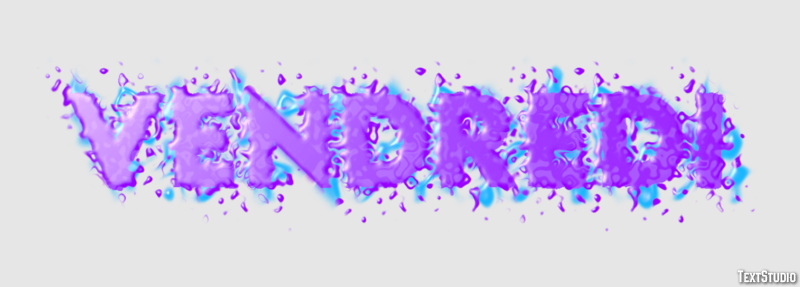 Vendredi Effet de Texte