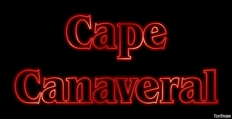 Cape Canaveral Efekt tekstowy