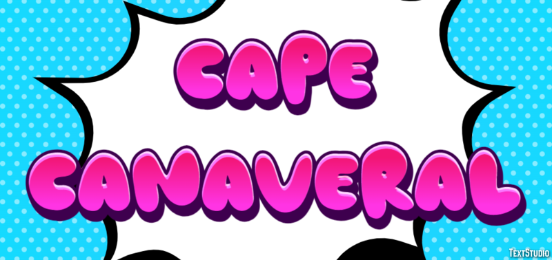 Cape Canaveral Tekst Effect