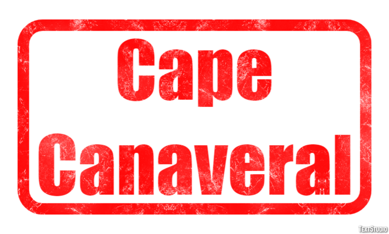 Cape Canaveral Efekt tekstowy