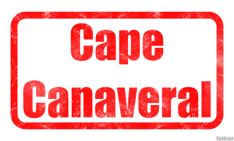 Cape Canaveral Tekst Effect