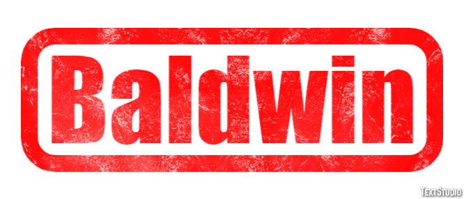 Baldwin Text effect