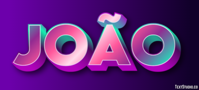 João Text Effect