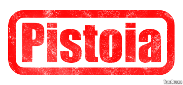 Pistoia Efeito de texto