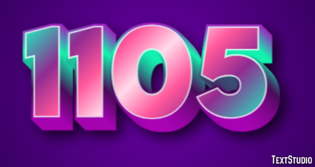 1105 Effetto testo