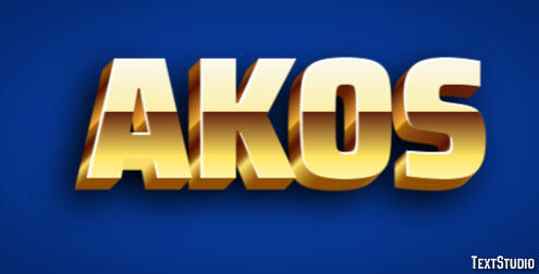 Akos テキスト効果