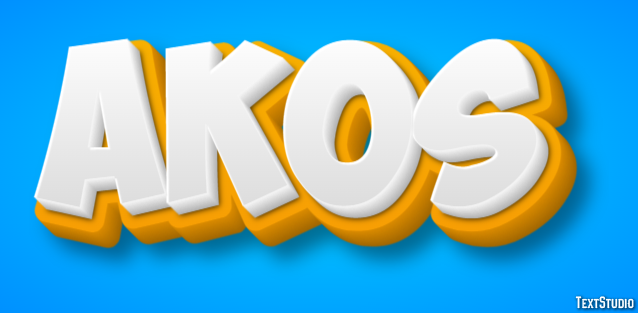 Akos Text effect