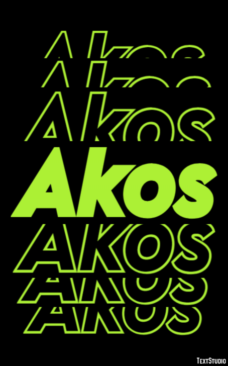Akos Text Effect