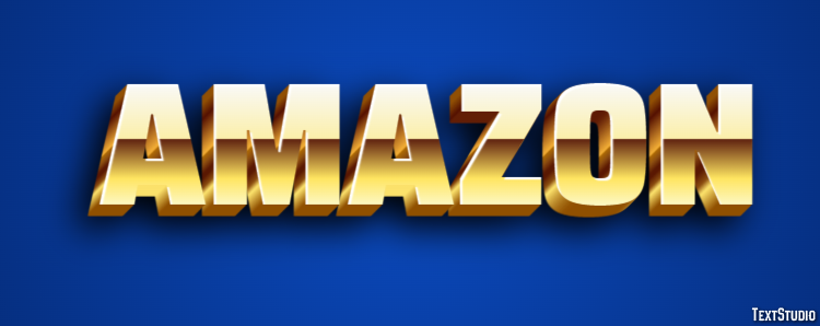 Amazon Efeito de texto