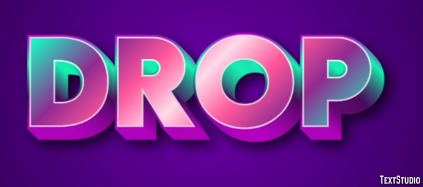 Drop Text Effect