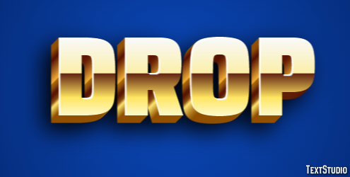 Drop Text Effect