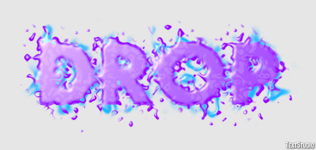 Drop Text Effect