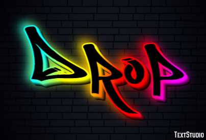 Drop Text Effect