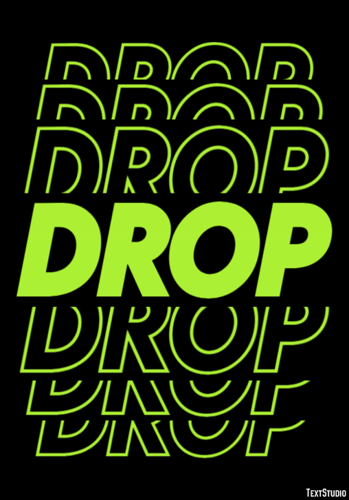 Drop Text Effect