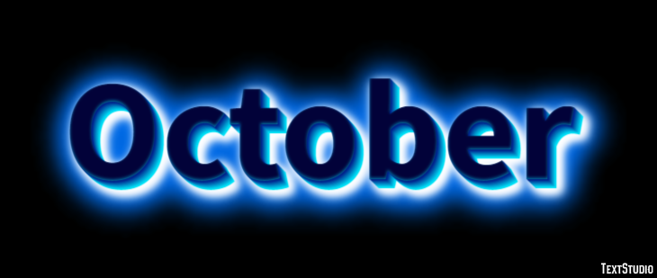 October Effet de Texte