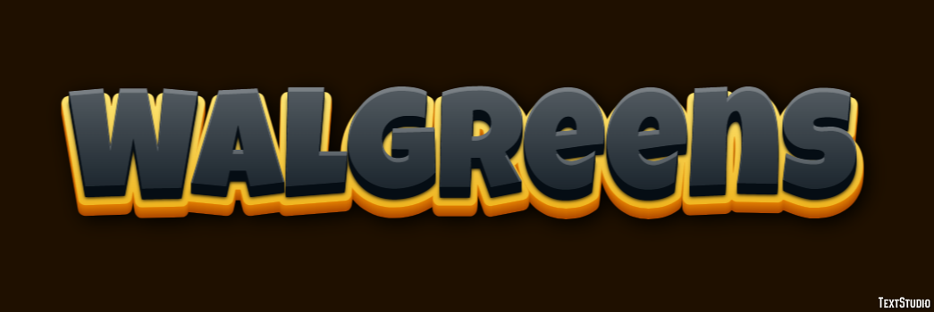 Walgreens Text effect