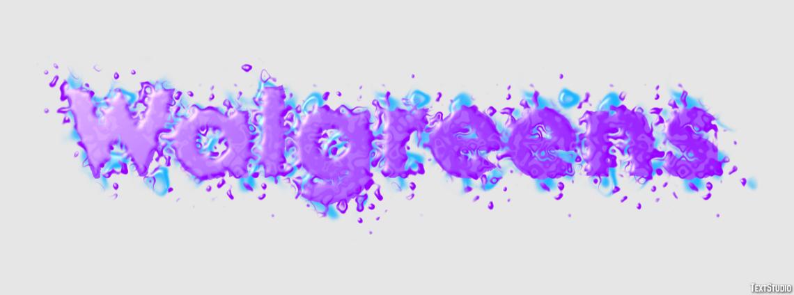 Walgreens Text effect