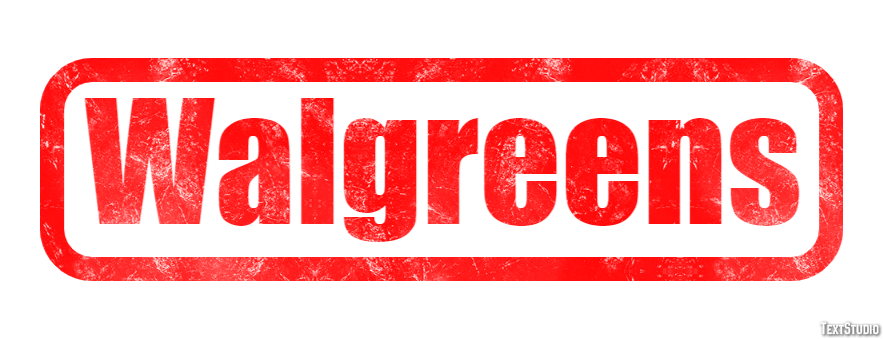 Walgreens Text effect