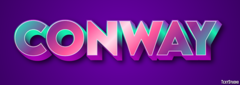 Conway Tekst Effect