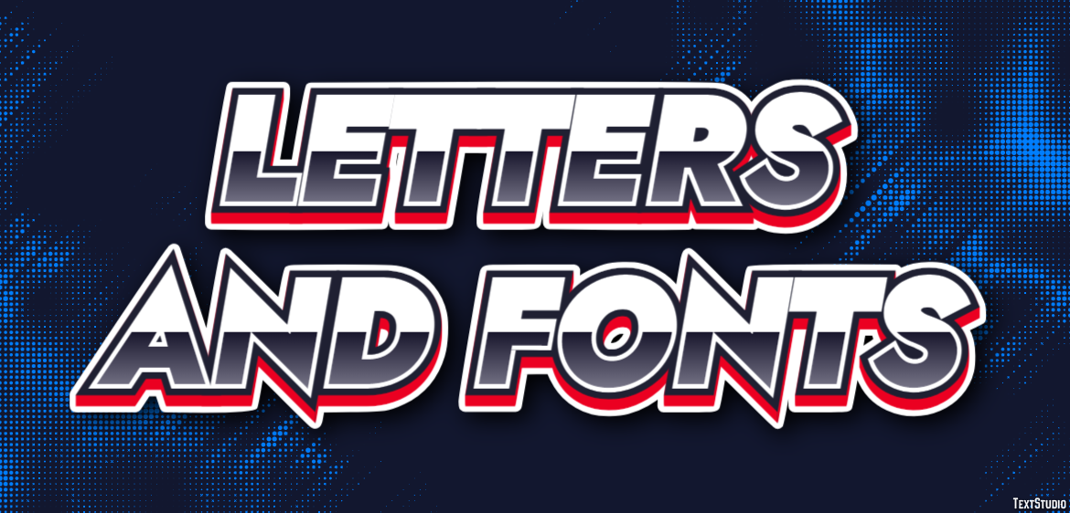 Letters And Fonts Tekst Effect