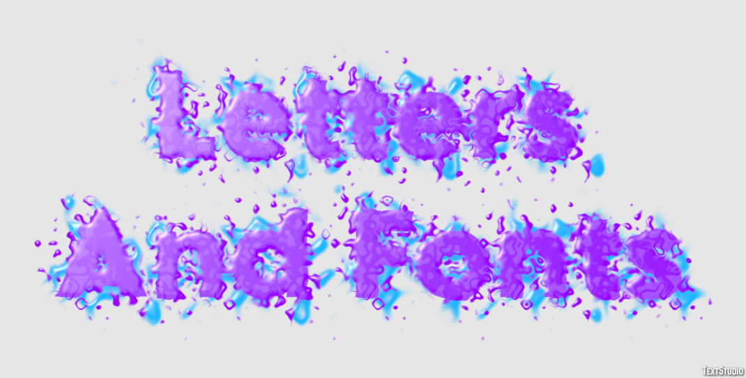 Letters And Fonts Tekst Effect