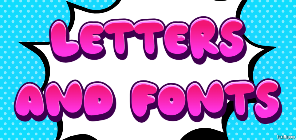 Letters And Fonts Tekst Effect