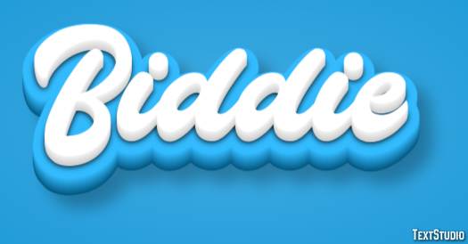 Biddie Text Effect