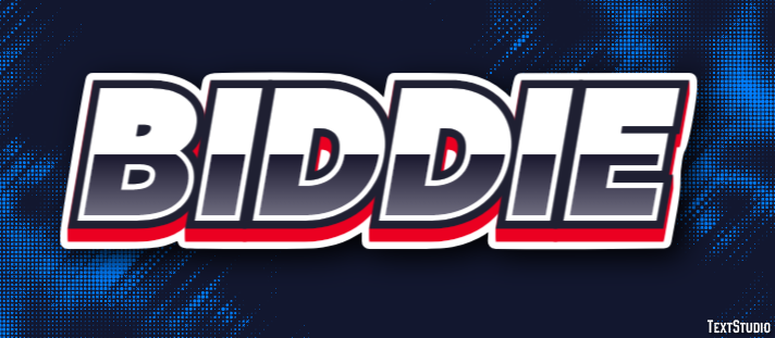 Biddie Text Effect