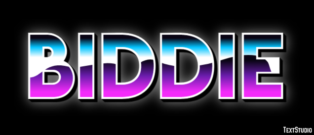 Biddie Text Effect