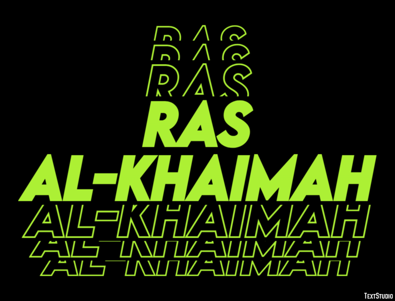 Ras al-Khaimah Efekt tekstowy