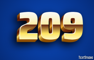 209 Text Effect