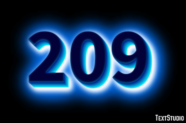 209 Text Effect