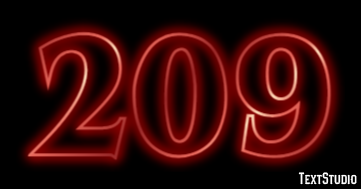 209 Text effect