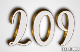 209 Text Effect