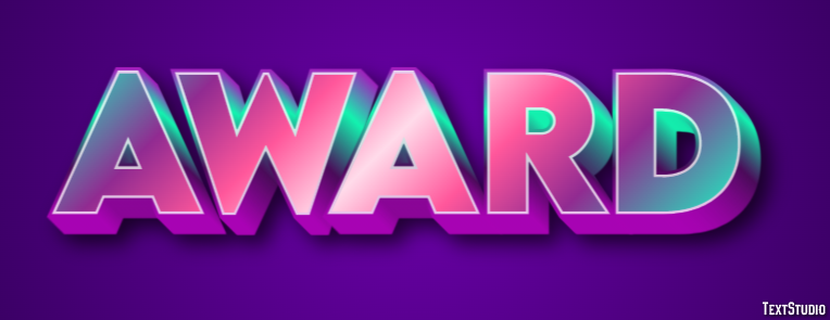 Award Text Effect