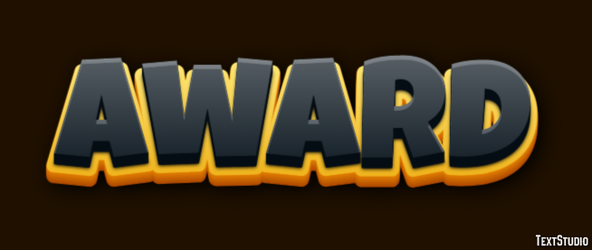 Award Efeito de texto