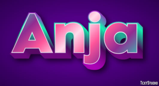 Anja Text Effect
