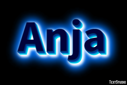 Anja Text Effect
