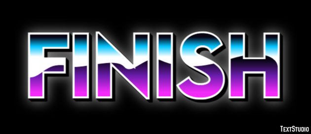 Finish Texteffekt