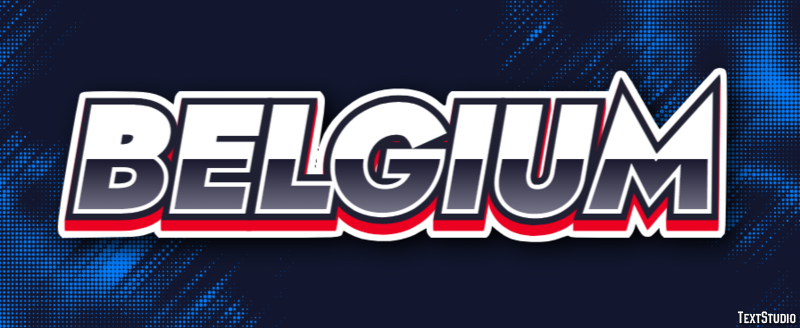 Belgium Text Effect
