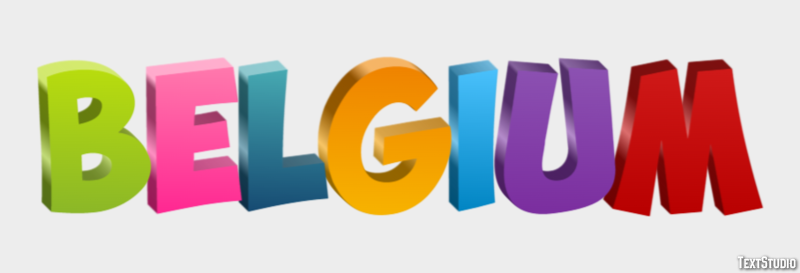Belgium Text Effect